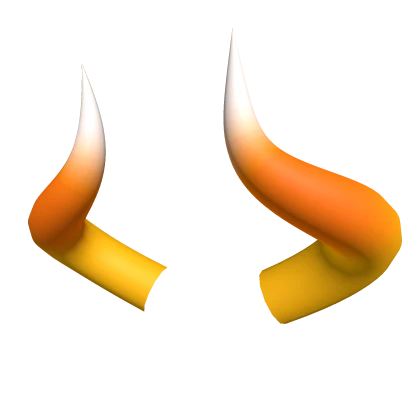 Candy Corn Bull Horns 