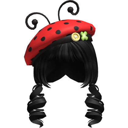 Ladybug Pigtails 🐞