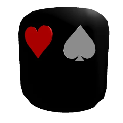 Heart & Spade Mask Inverted (no mouth)