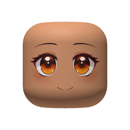 Orange Happy Anime Face (nougat skintone)