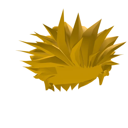 Yellow Spiky Hair