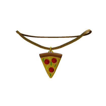 Pizza necklace