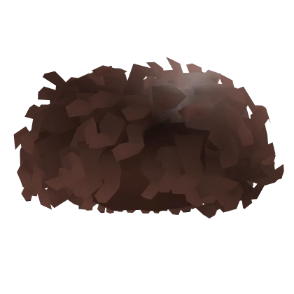 Brown Medium Curly Afro