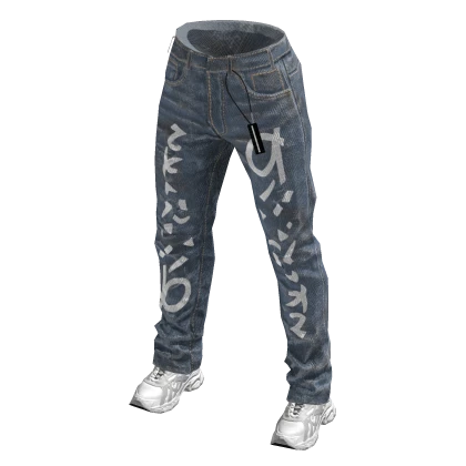Y2k Jeans with Shoes
