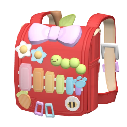 kawaii school apple xylophone backpack (3.0)