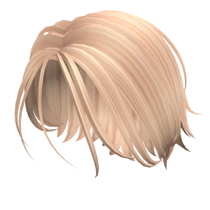 Slicked Back Middle Part Anime Boy Hair (Blonde)