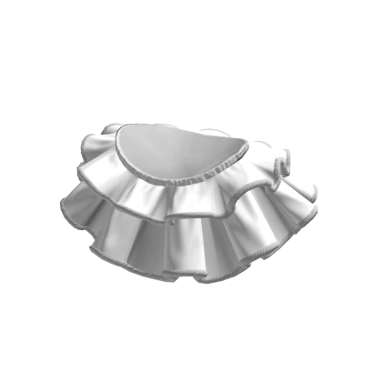 Skirt White Fur Chic Layered Ruffle Mini Short Y2K