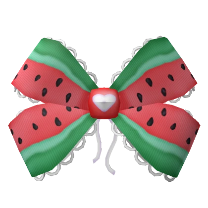 Aesthetic Watermelon Bow