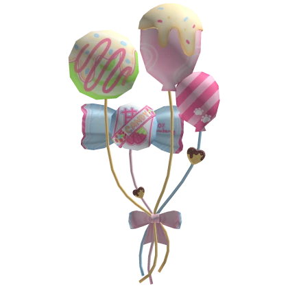 harajuku sweet colourful candy balloons