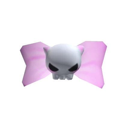 Skull Cat Bow