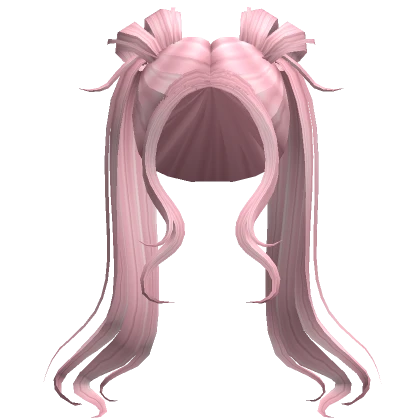 Pink Kawaii Heart Shaped Pigtails