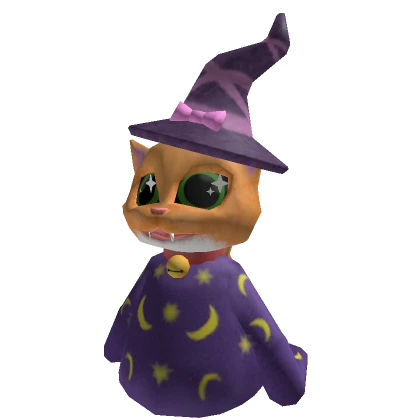 Cute Halloween Witch Cat