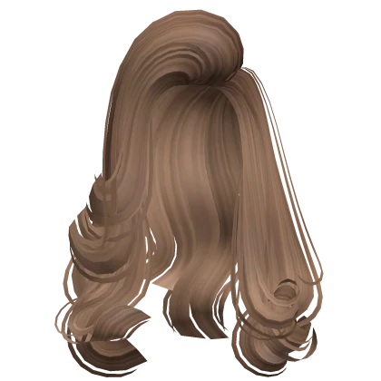 Lana's Side Swept Beehive Ash Brown