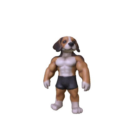 Buff Beagle Dog