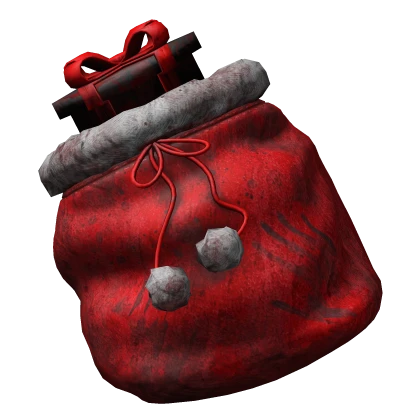 Stained Grunge Santa Bag