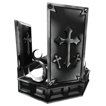 Black Cross Domino Crown