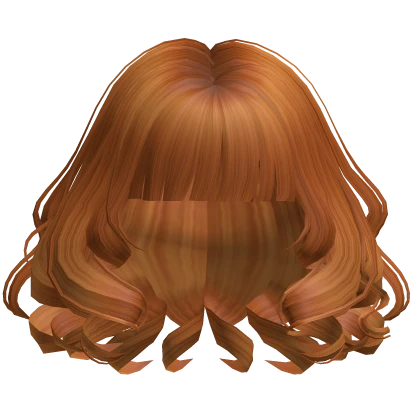 Curly Short Baby Angel Swirly Bob in Ginger 
