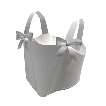 Ballerina Bow Corset- White