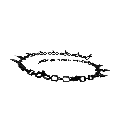 spikey gothic headhcain