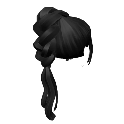 Braided Pony in Black