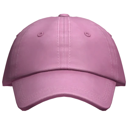 Cap Pink Washed Distressed Fitted Grunge Y2K