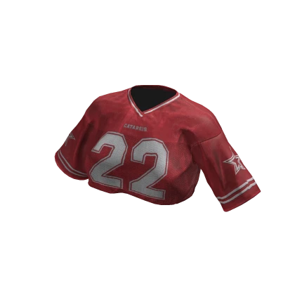Catyard - Crop Top Jersey (Red)