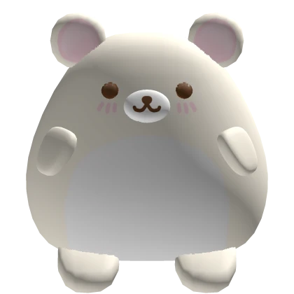 ꒰♡꒱ cute huggable chubby cream bear plushie