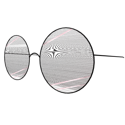 Low Round Glasses Black (LENSES)