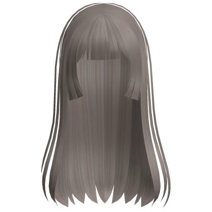 ♡ : kawaii straight hair in ash