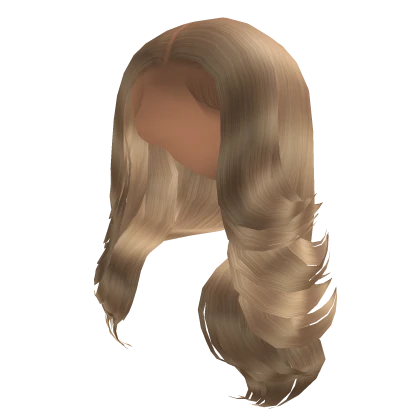 Middle Part Layered Hair [Blonde]