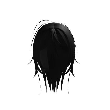 black wispy emo doll hair