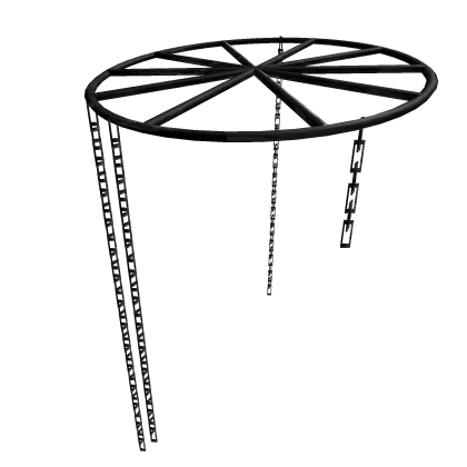 Black Prisoner Shackles w Chains