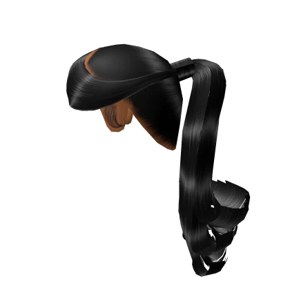High Ponytail with Swoop [BLACK}