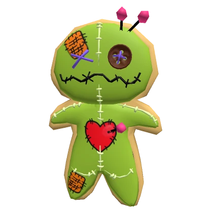 Voodoo Doll Halloween Cookie 