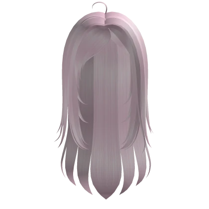 Yura Cute Anime Girl Side Swept Hair Pink