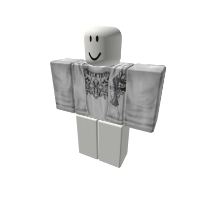 ZillaKami ♰ White Jacket Crucifix Vamp Y2K Grunge 