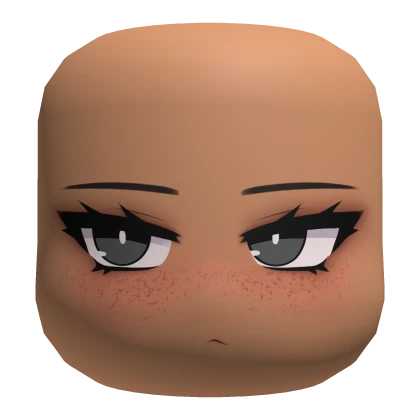 Colorable Eyes Pouty Face - Tan(Freckles)