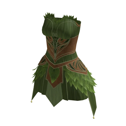 ♾️ Earth green elven princess dress