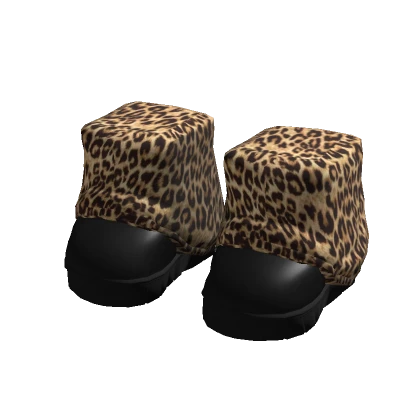 Y2K Gyaru Leopard Boots