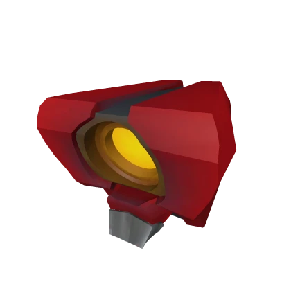 Battle Robot Head Red 