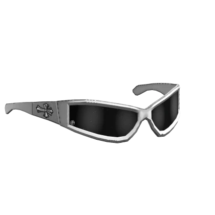 White Chrome Glasses