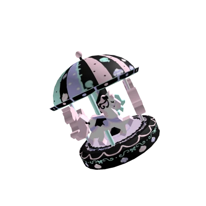 bittersweet carnival cute pastel goth carousel hat