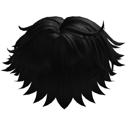 Stylish Messy Fluffy Boy Hair (Black)