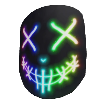 Rainbow Halloween Mask