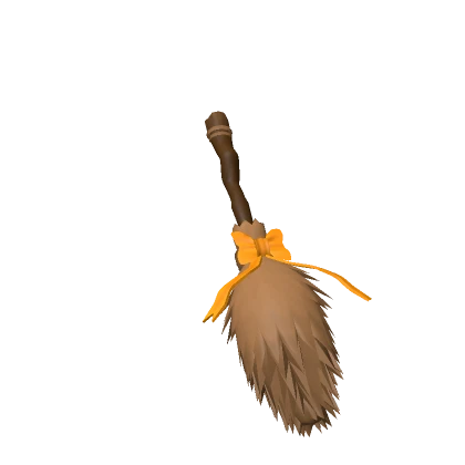 Cute Broom On Hip