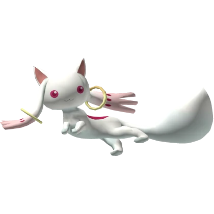 Magic Thelepatic Cat Cute Madoka Incubator Kyubey