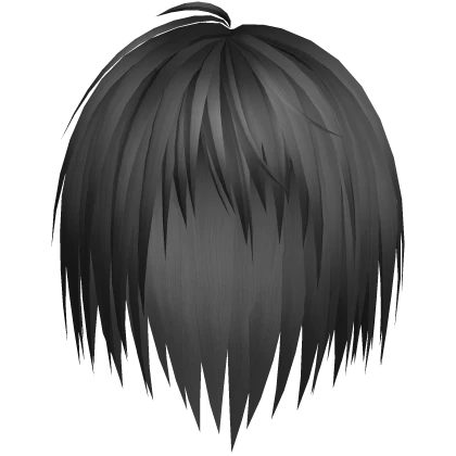 Ash Japanese Vkei Long Messy Unkept Scene Hair