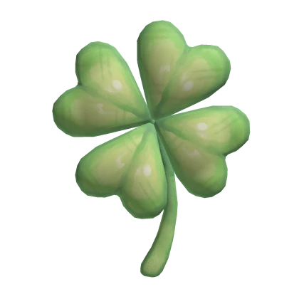 ♡ cute clover leaf !! stem decora igari on head