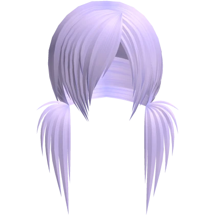 purple messy scene low pigtails