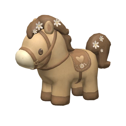 ୨୧ Kawaii Brown Daisy Pony